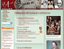 Tablet Screenshot of carina.se